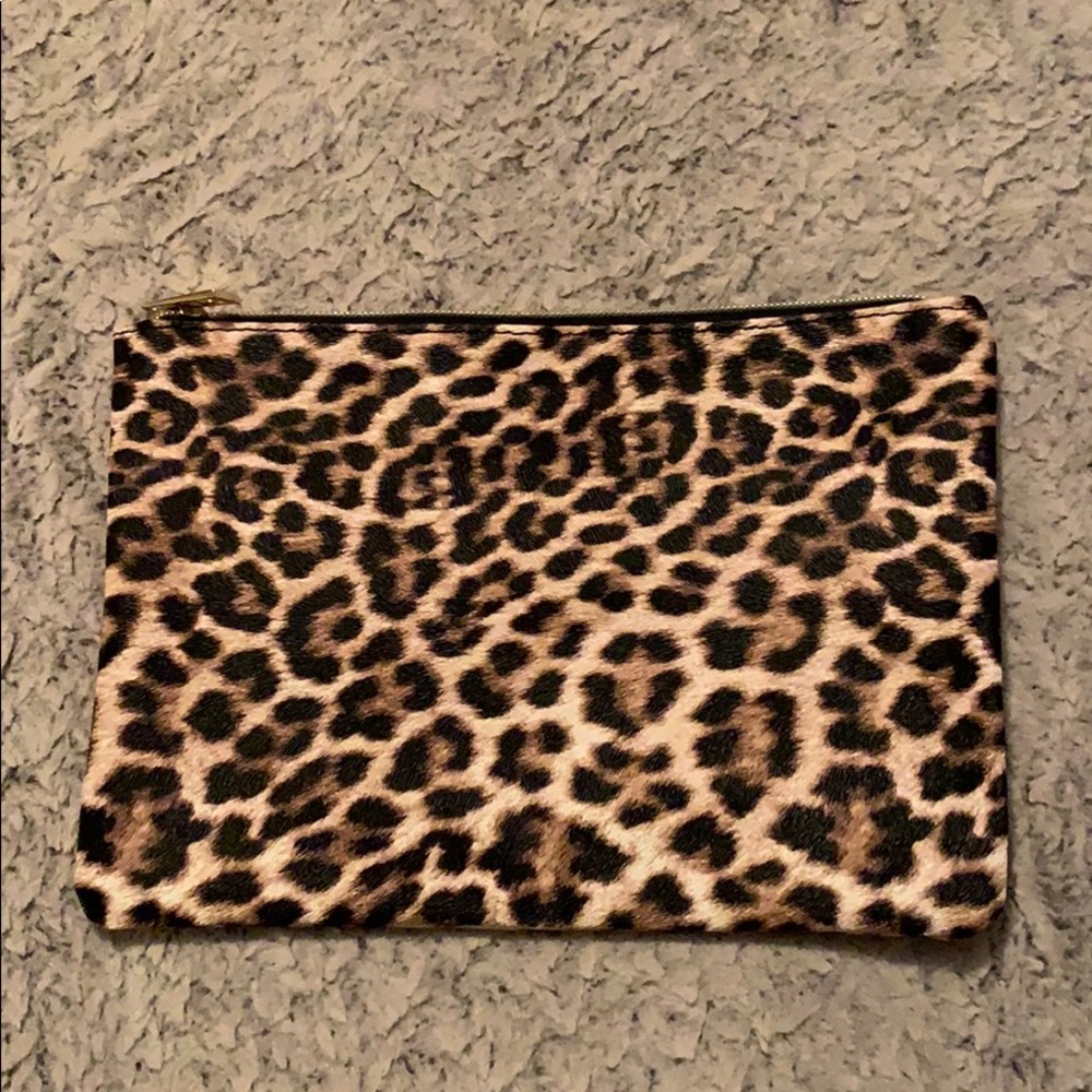 Cheetah print clutch